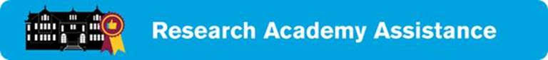 Research Academy Assistance image header.